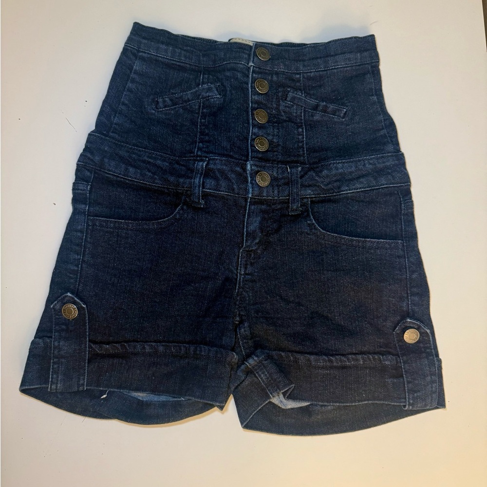Vintage Forever 21 Dark Denim High-Waisted Shorts size 24
